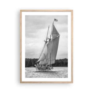 Affiche dans un chêne clair - Poster - Frères du vent - 50x70 cm