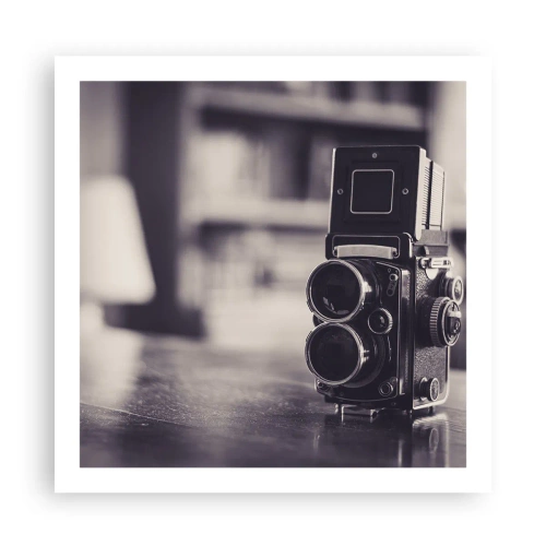 Affiche - Poster - La magie de la photographie ancienne - 60x60 cm