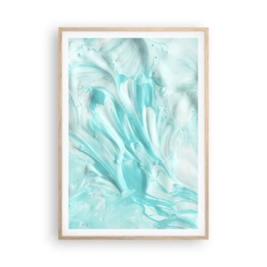 Affiche dans un chêne clair - Poster - Ensemble pour toujours - 70x100 cm