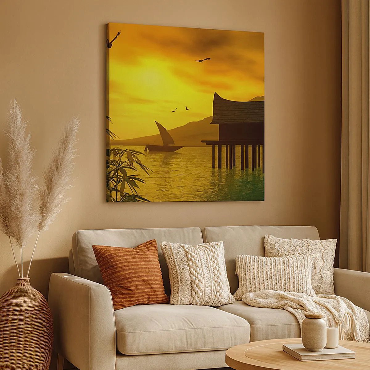 Impression sur toile - Image sur toile - La paix tant désirée - 30x30 cm