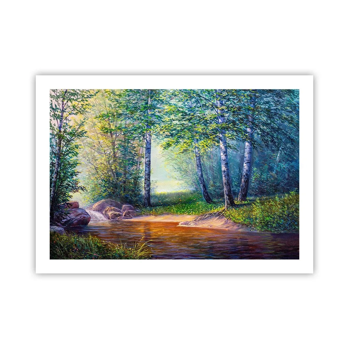 Affiche - Poster - Paysage idyllique - 70x50 cm