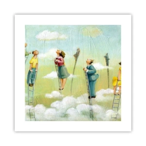 Affiche - Poster - Derrière ton rêve - 40x40 cm