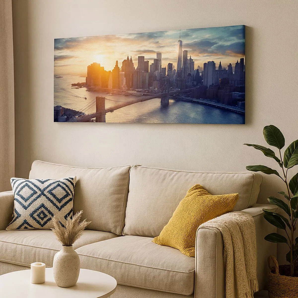 Impression sur toile - Image sur toile - Monument de la culture occidentale - 100x40 cm