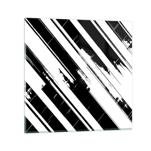 Impression sur verre - Image sur verre - Une composition intense et dynamique - 30x30 cm
