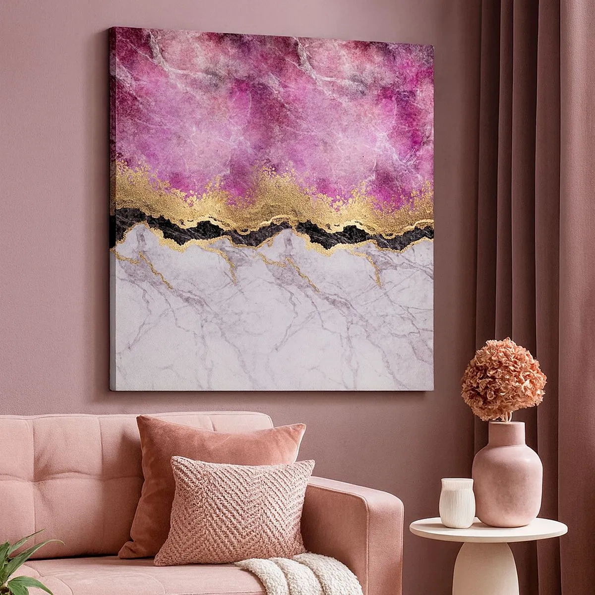 Impression sur toile - Image sur toile - À la frontière - 30x30 cm