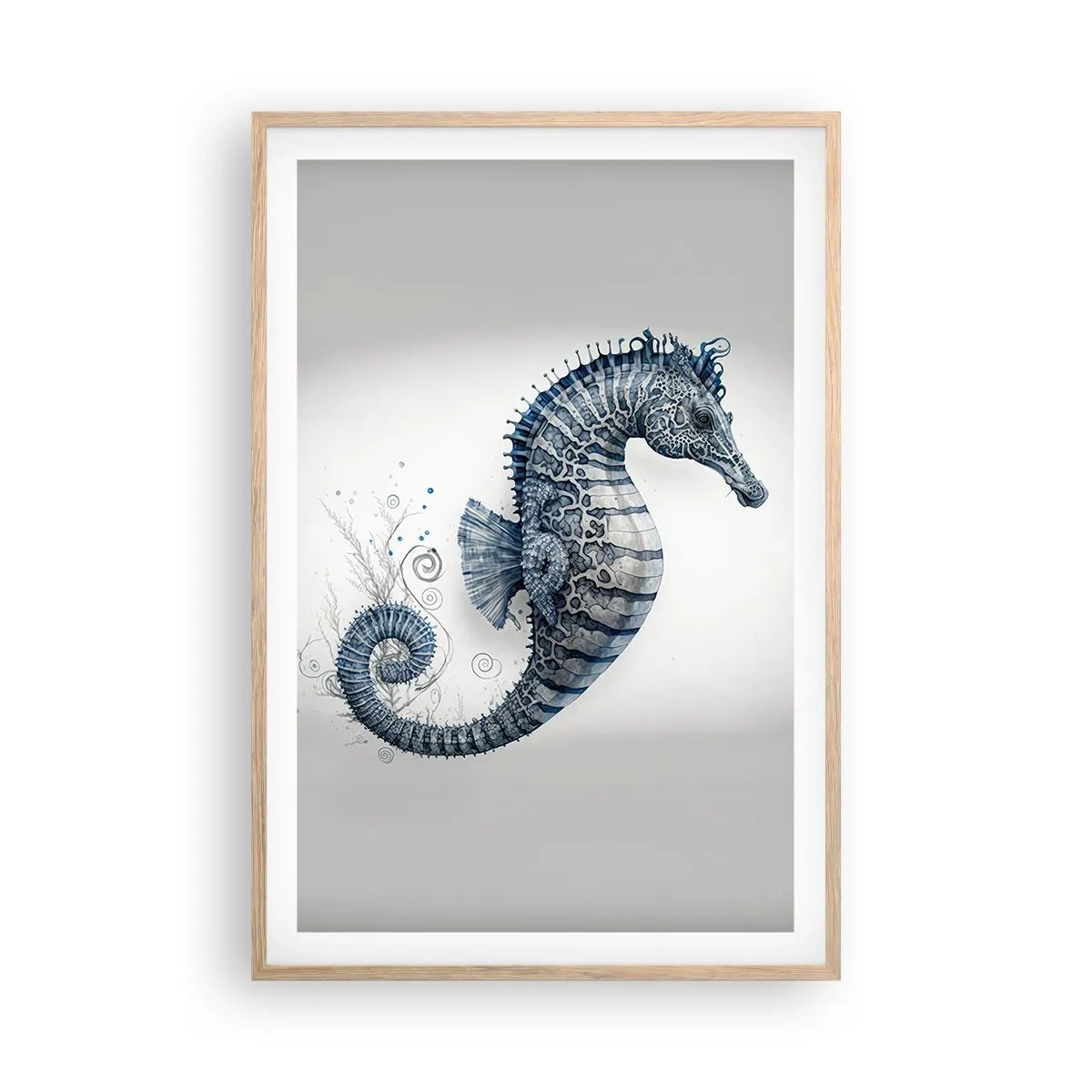 Affiche dans un chêne clair - Poster - Une subtile plaisanterie de la nature - 61x91 cm