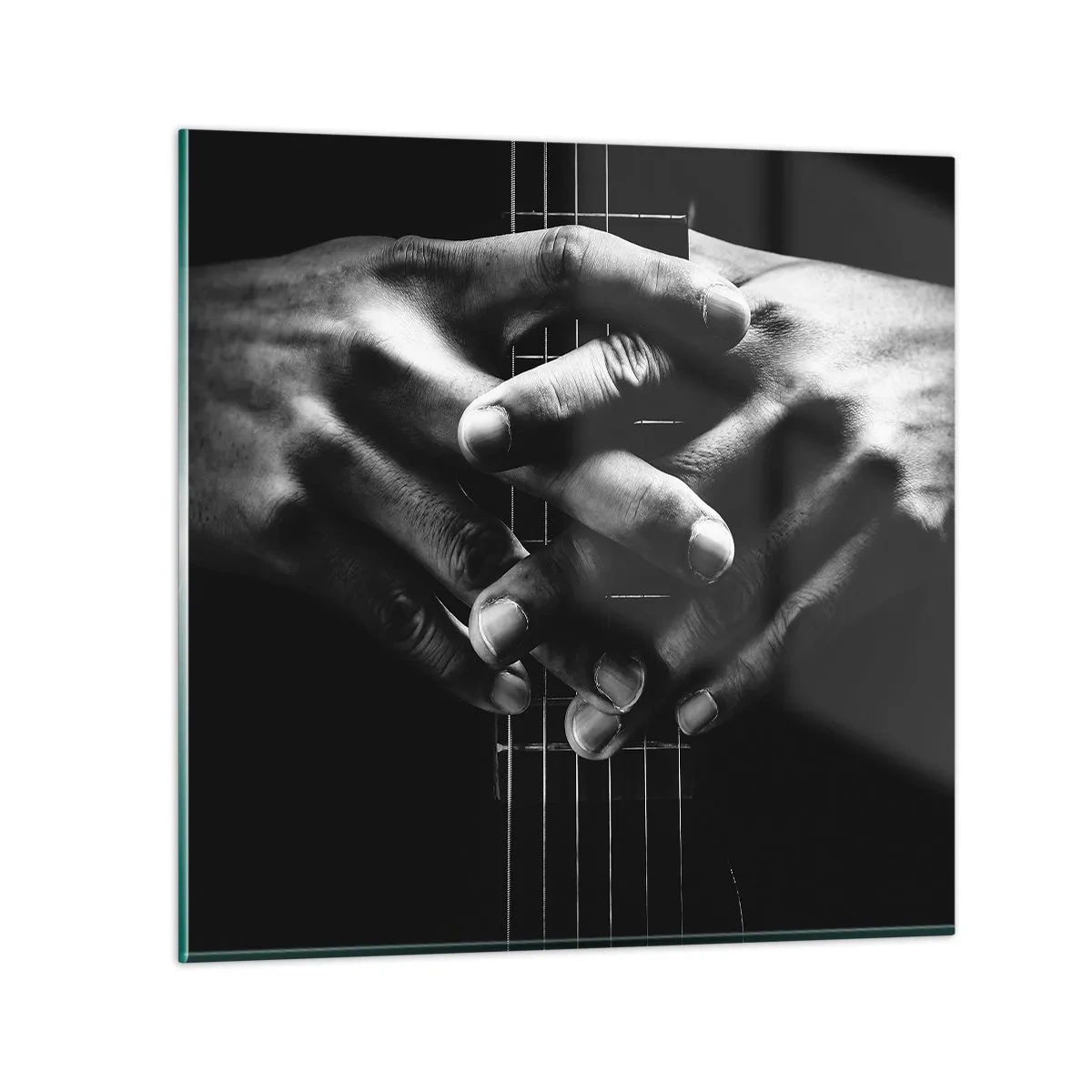 Impression sur verre - Image sur verre - Prière d'artiste - 50x50 cm