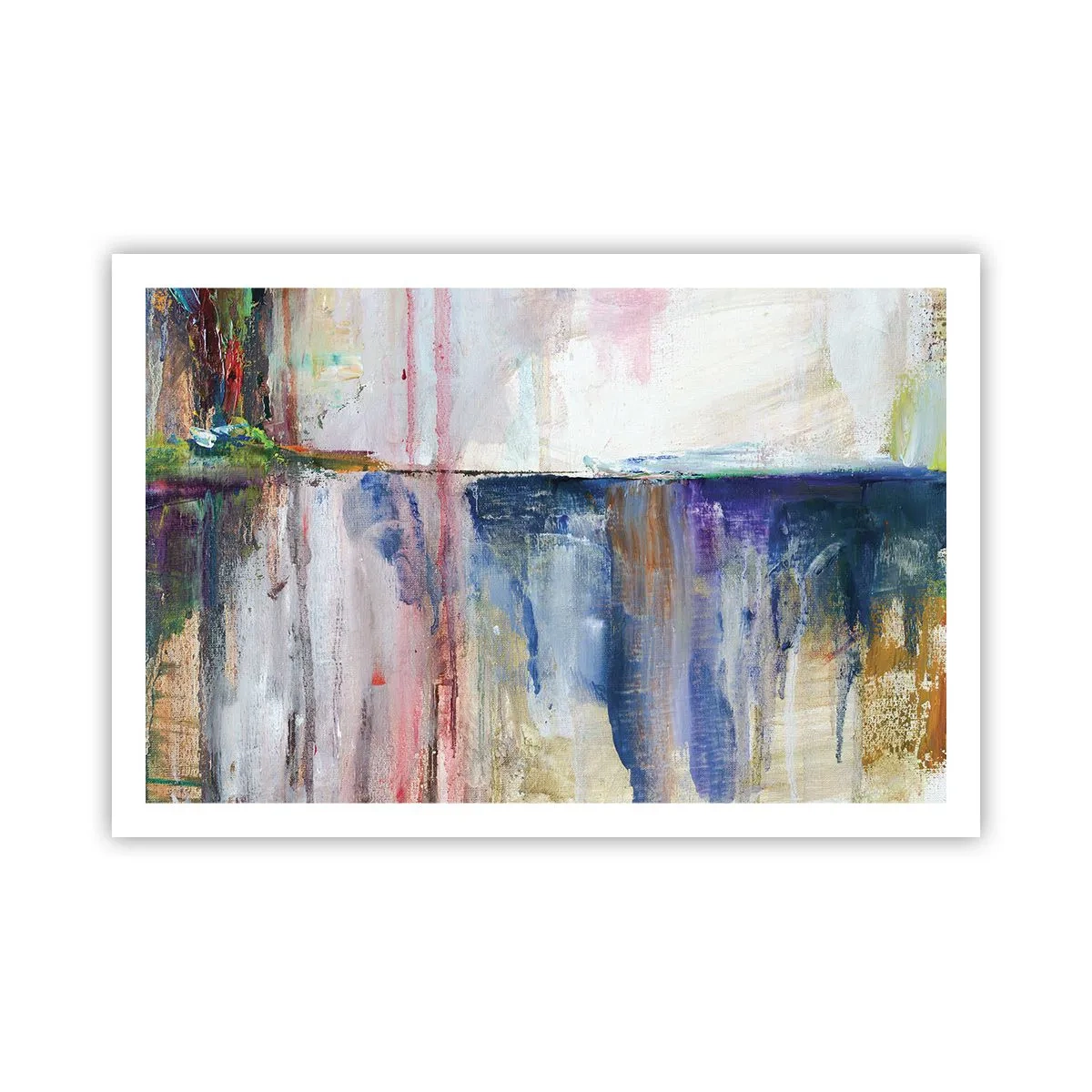 Affiche - Poster - Impressions et associations colorées - 91x61 cm