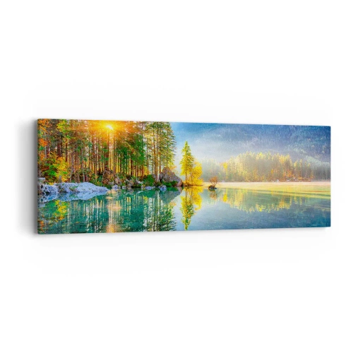 Impression sur toile - Image sur toile - Majesté et douceur - 90x30 cm