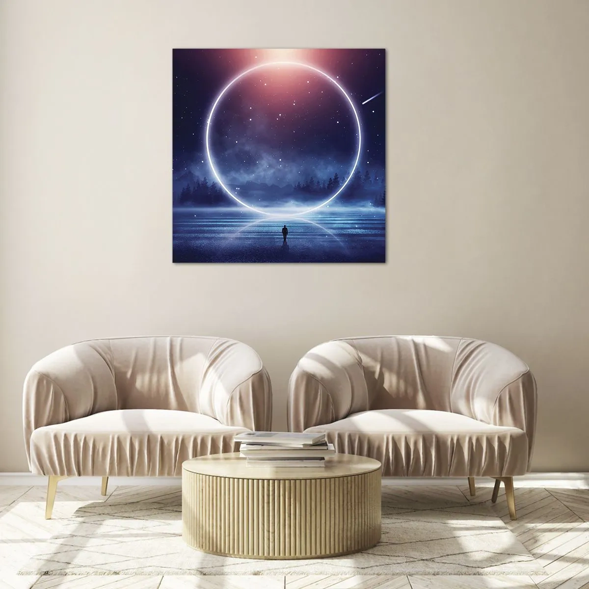 Impression sur verre - Image sur verre - Ils sont déjà là... - 70x70 cm