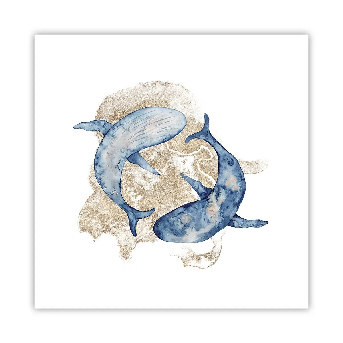Affiche - Poster - Amis ou amoureux? - 30x30 cm