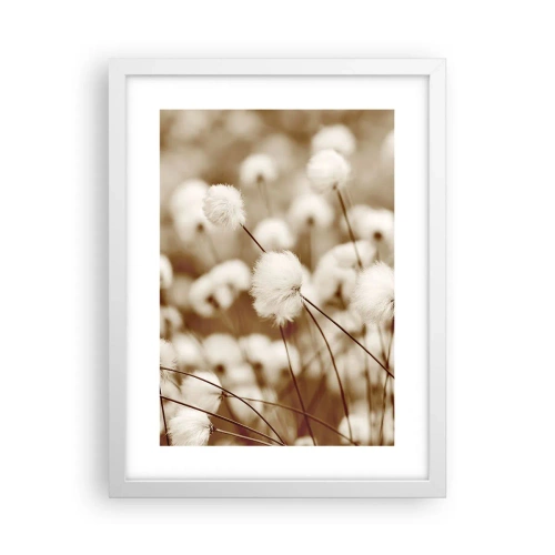 Affiche dans un cadre blanc - Poster - Tige moelleuse - 30x40 cm