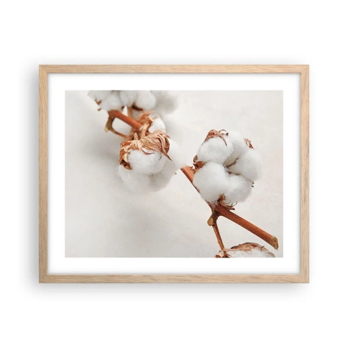 Affiche dans un chêne clair - Poster - Seulement caliner - 50x40 cm