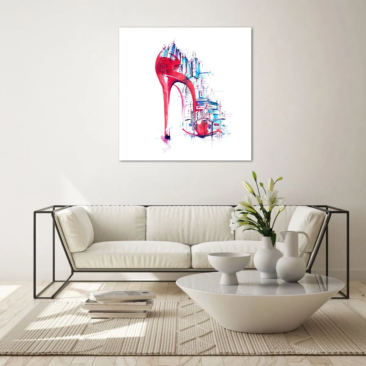 Impression sur verre - Image sur verre - L'élégance des grandes villes - 60x60 cm