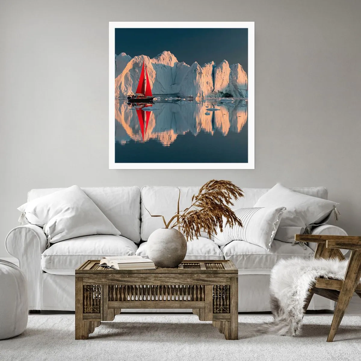 Affiche - Poster - Aux limites du monde - 50x50 cm