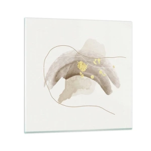 Impression sur verre - Image sur verre - rencontré dans l'espace - 40x40 cm