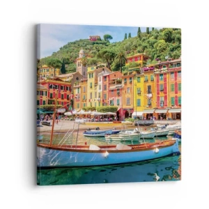 Impression sur toile - Image sur toile - Matinée italienne - 30x30 cm