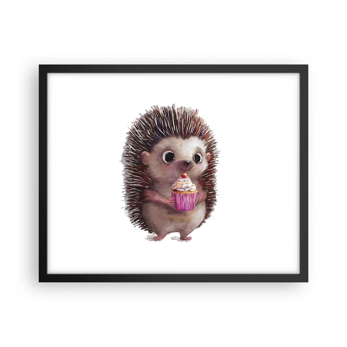 Affiche dans un cadre noir - Poster - La fête c'est tous les jours - 50x40 cm