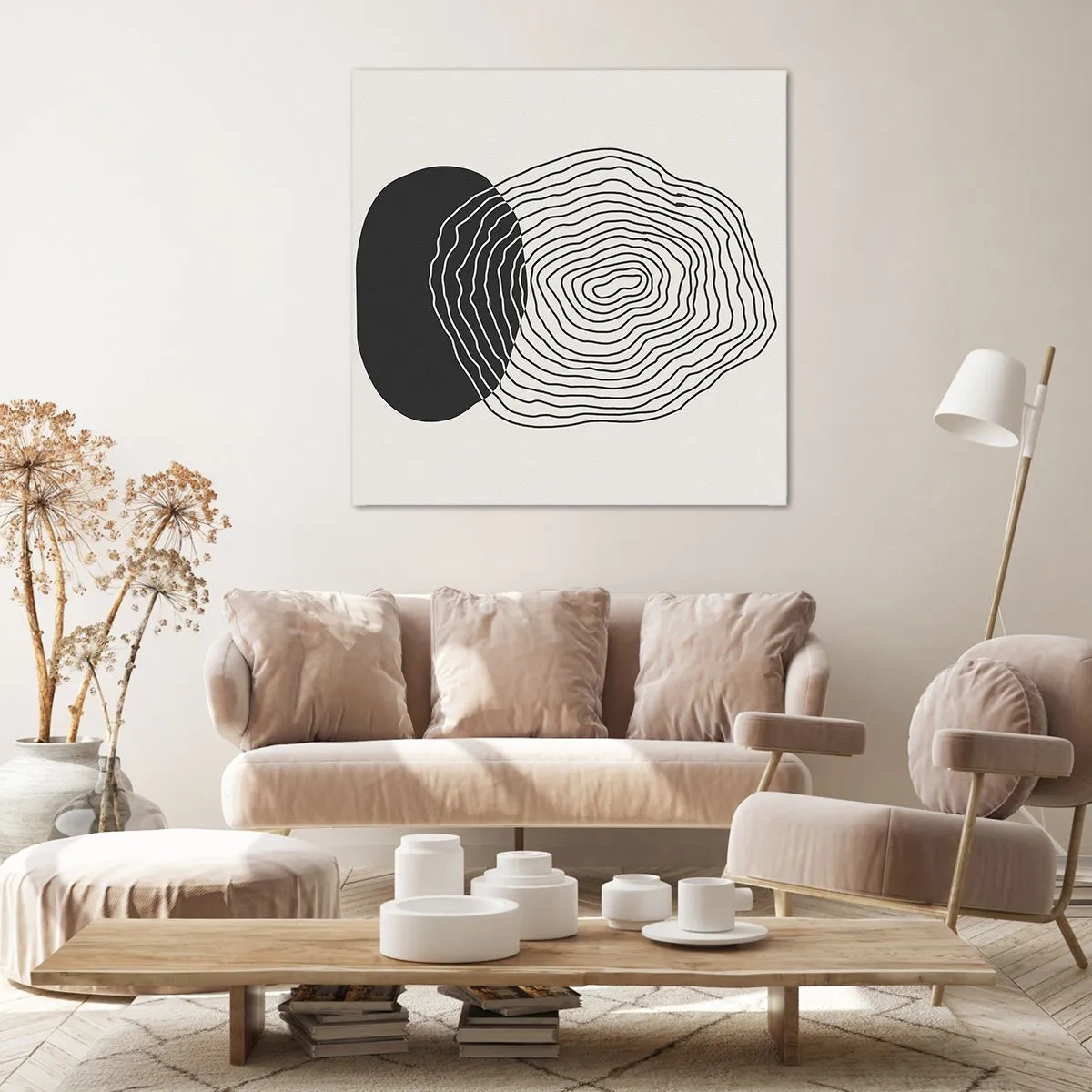 Impression sur toile - Image sur toile - Durabilité et oscillation - 30x30 cm