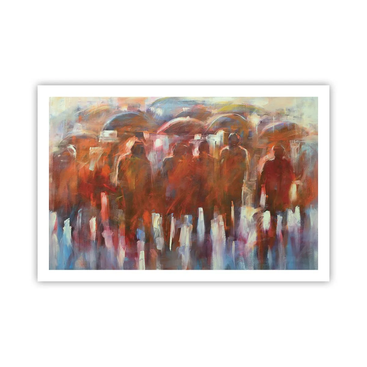 Affiche - Poster - Identiques sous la pluie et dans le brouillard - 91x61 cm