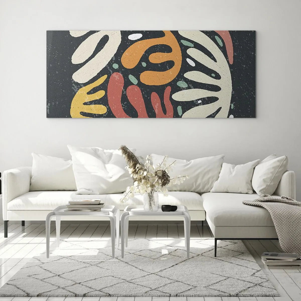 Impression sur verre - Image sur verre - Composition – Je suis sur le point de t'attraper - 90x30 cm