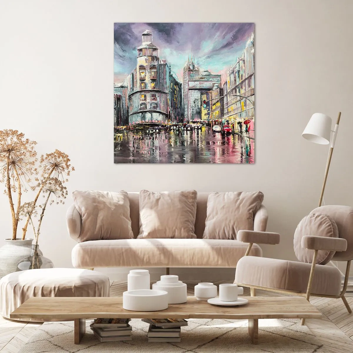 Impression sur toile - Image sur toile - Ce sera une soirée réussie - 70x70 cm