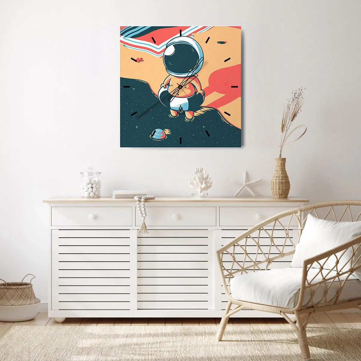 Horloge murale - Pendule murale - Suivant une autre perspective - 30x30 cm