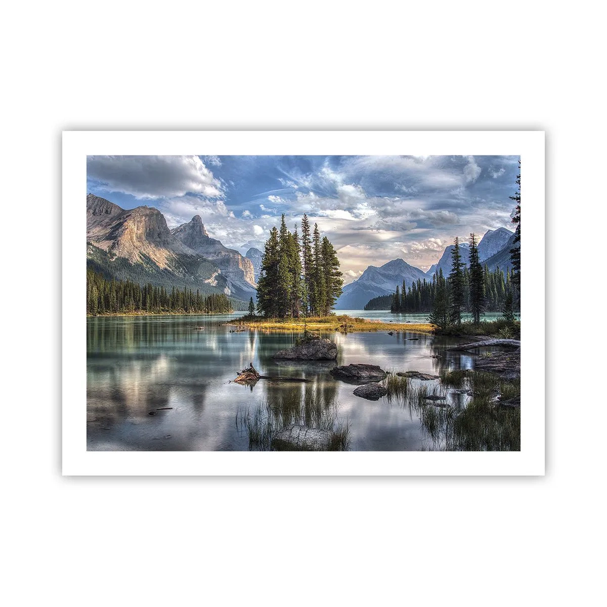 Affiche - Poster - Sous les grandes eaux claires - 70x50 cm