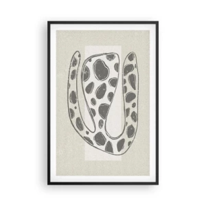 Affiche dans un cadre noir - Poster - Une étrange créature - 61x91 cm