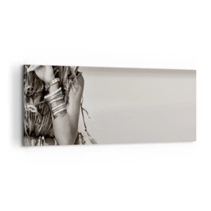 Impression sur toile - Image sur toile - Comment va la fille - 100x40 cm