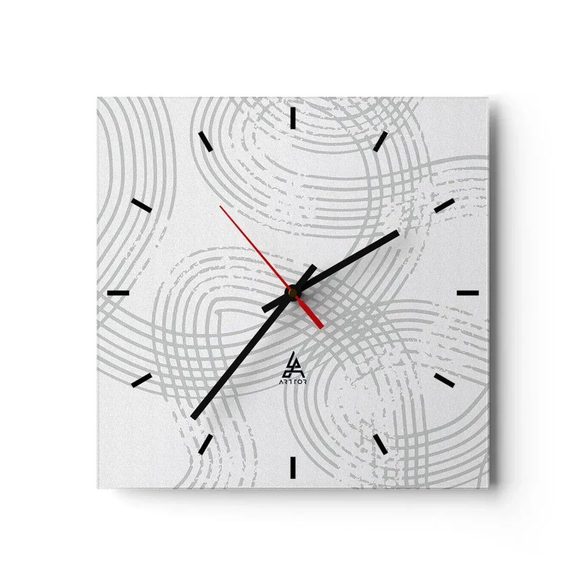 Horloge murale - Pendule murale - Il n'y a pas de chemin droit - 40x40 cm