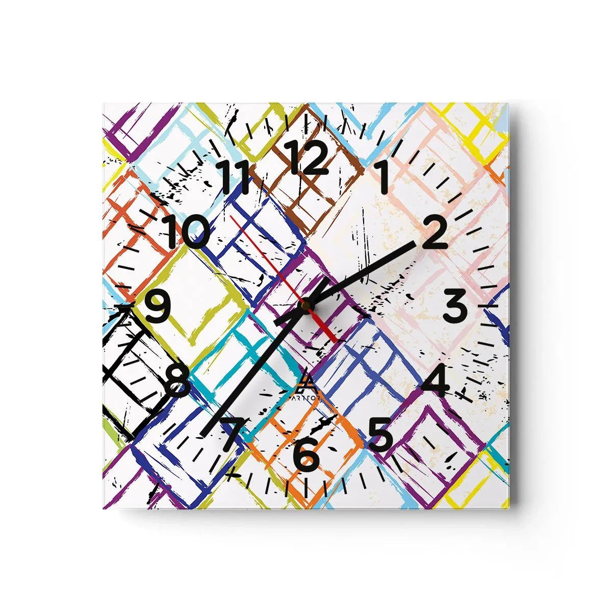 Horloge murale - Pendule murale - Cellules à louer - 30x30 cm