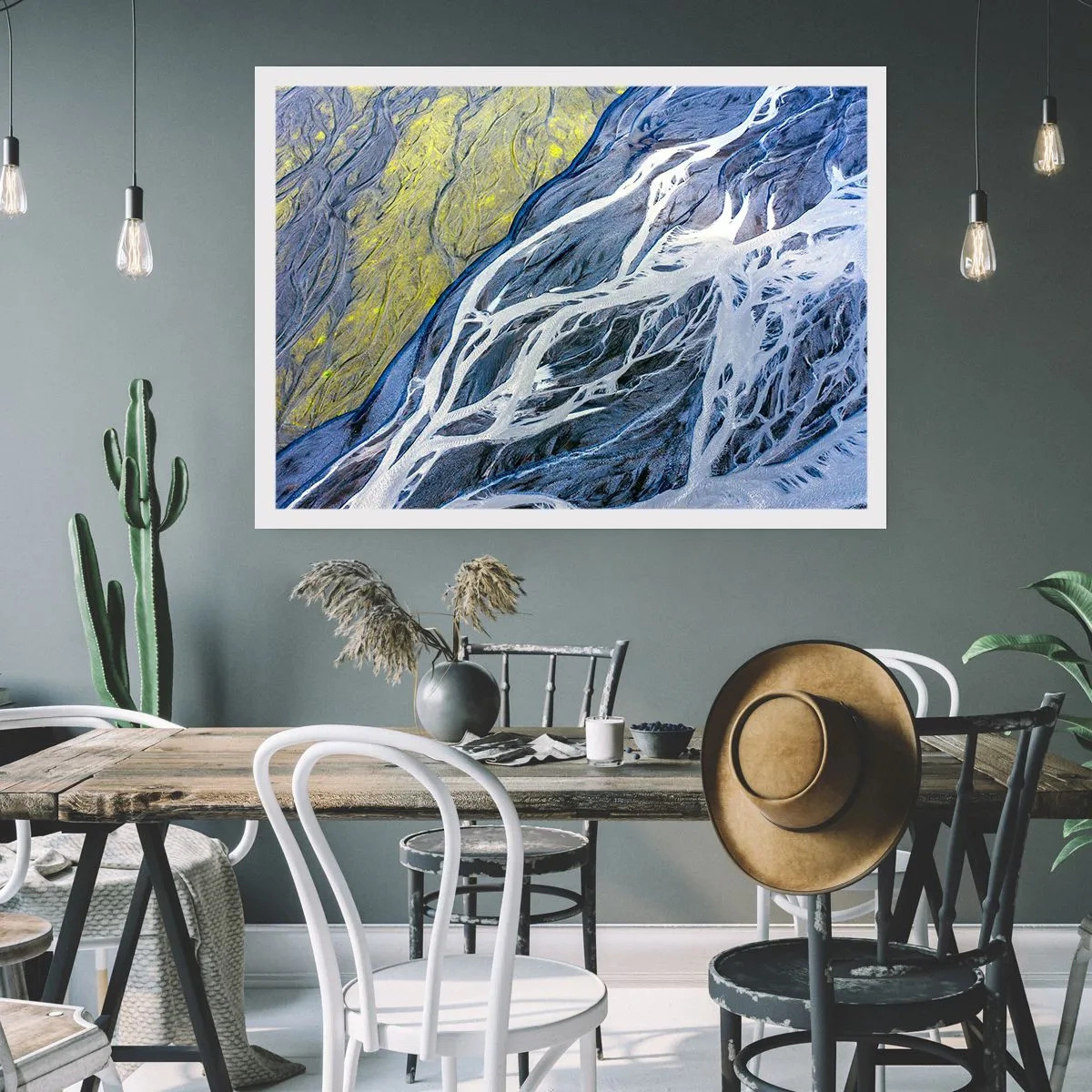 Affiche - Poster - Peintures rupestres de la nature - 70x50 cm