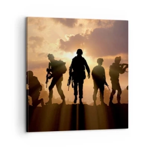 Impression sur toile - Image sur toile - Brothers in arms - 60x60 cm