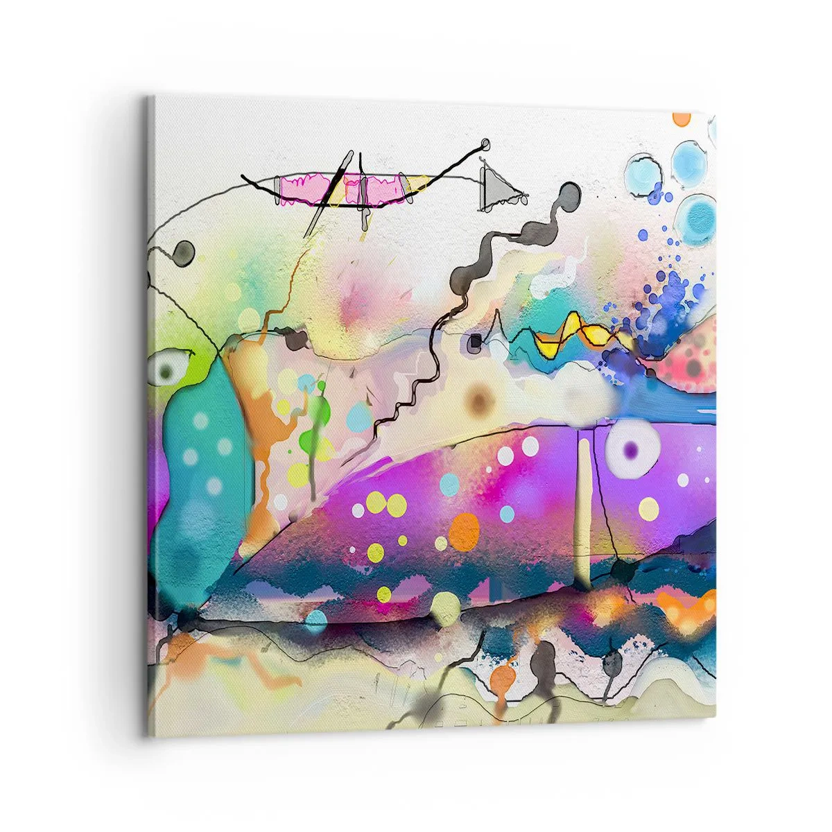 Impression sur toile - Image sur toile - Sans mots! - 60x60 cm