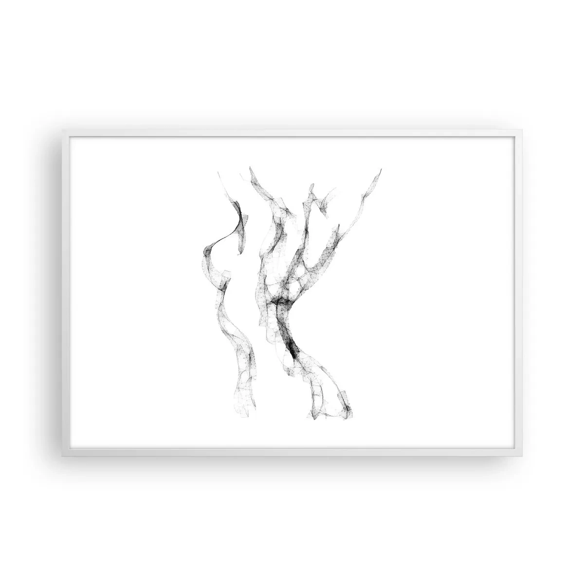 Affiche dans un cadre blanc - Poster - Belle et forte - 100x70 cm