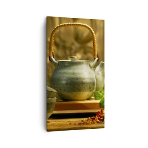 Impression sur toile - Image sur toile - Un traité sur la consommation de thé - 45x80 cm