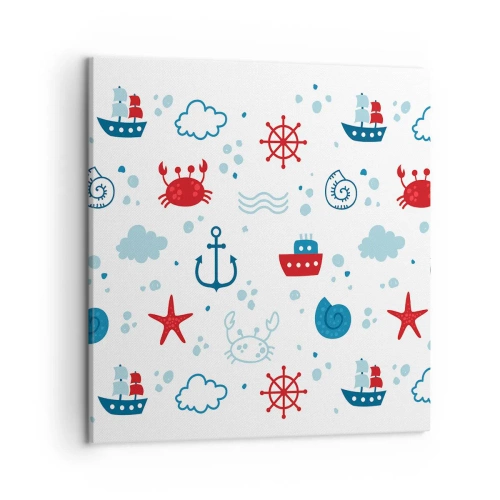 Impression sur toile - Image sur toile - Conte de fées de la mer - 50x50 cm