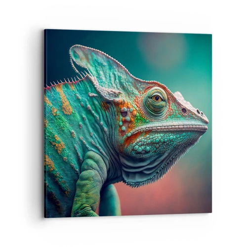 Impression sur toile - Image sur toile - Vous me voyez? Pas bien… - 70x70 cm