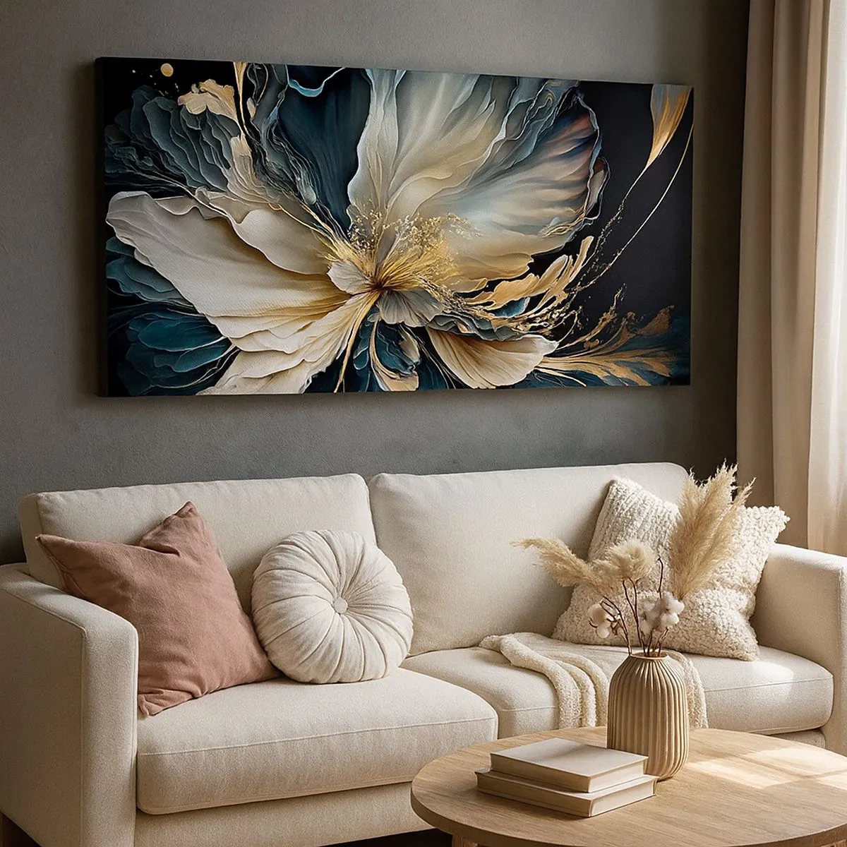Impression sur toile - Image sur toile - Fleur de fougère de conte de fées - 100x40 cm