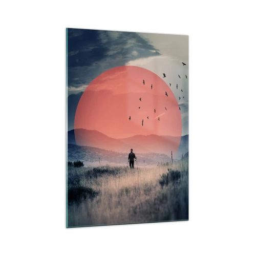 Impression sur verre - Image sur verre - Dans ses éléments - 70x100 cm