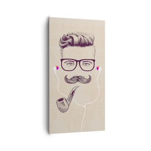 Impression sur toile - Image sur toile - Un vrai homme? - 65x120 cm