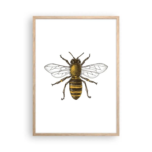 Affiche dans un chêne clair - Poster - Belle et bonne - 50x70 cm