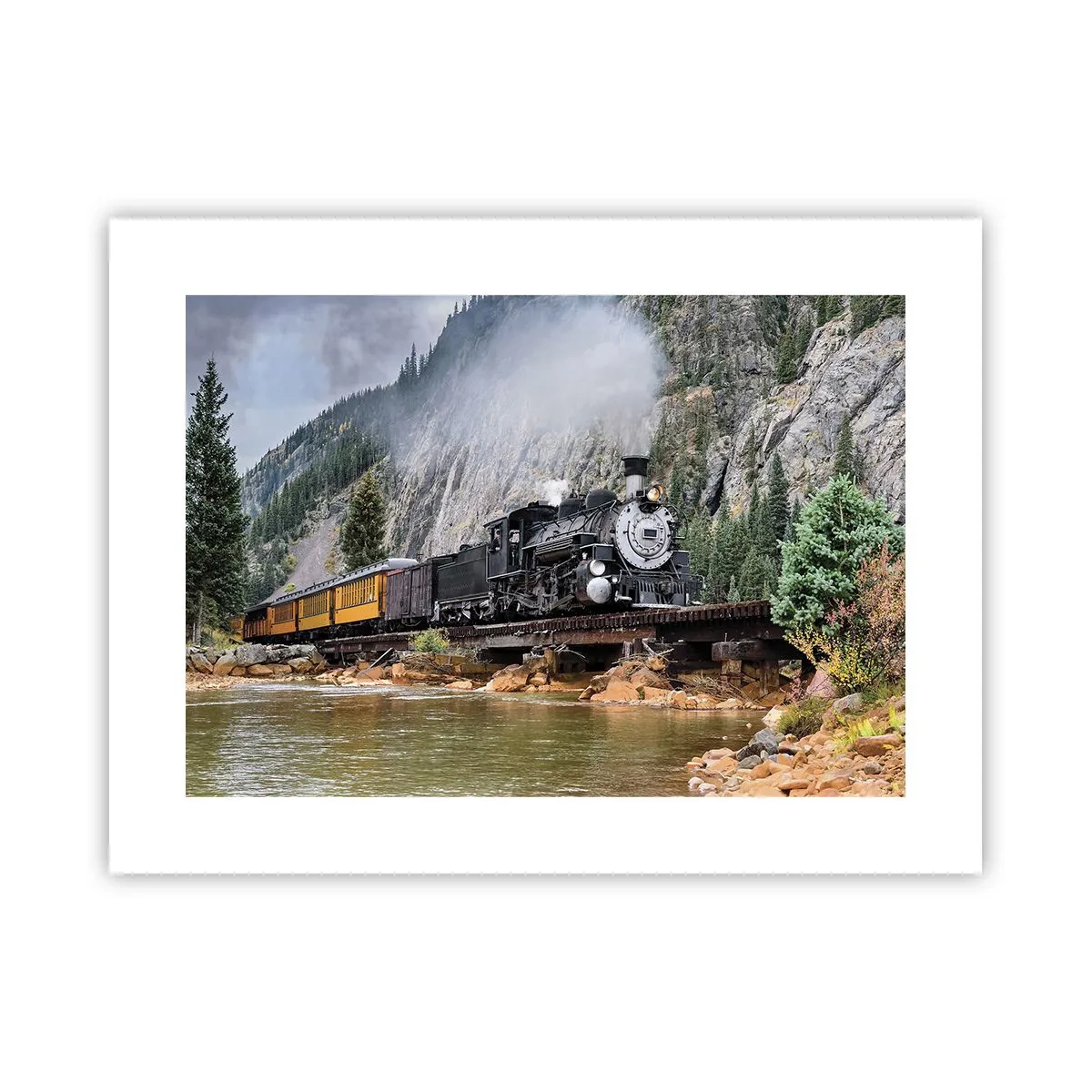 Affiche - Poster - Et lui jusqu'où? Jusqu'où? - 40x30 cm