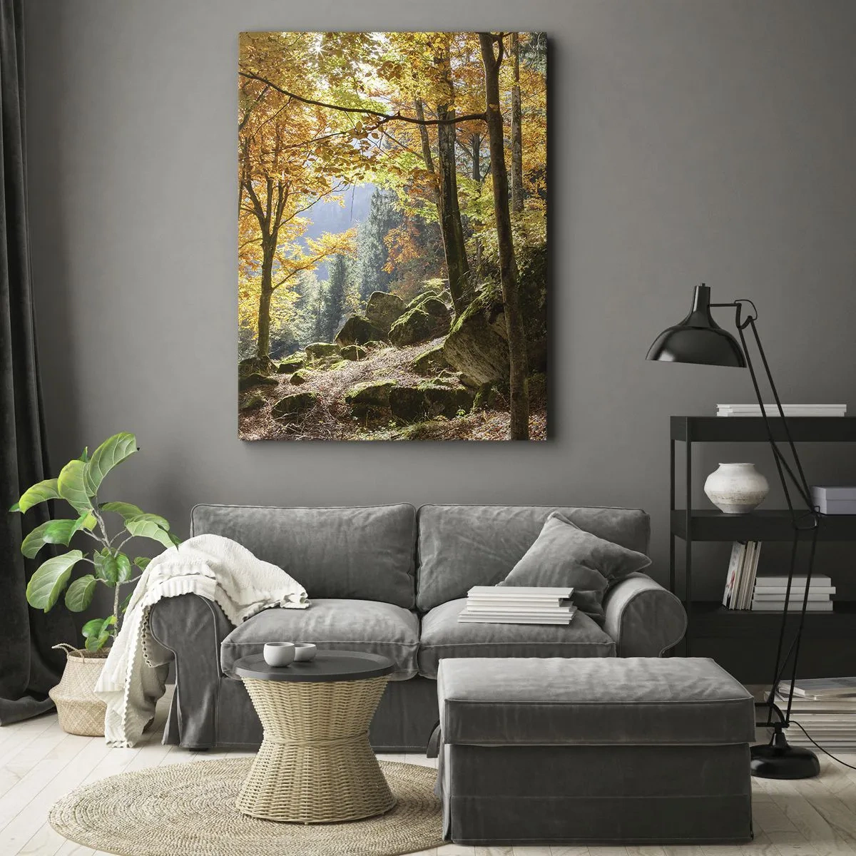 Impression sur toile - Image sur toile - Il est temps de se détendre - 45x80 cm