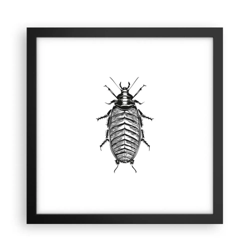 Affiche dans un cadre noir - Poster - Quel spécimen! - 30x30 cm