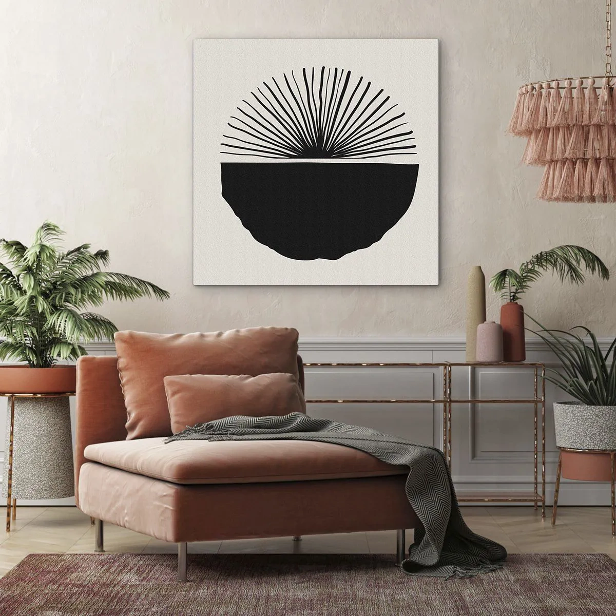 Impression sur toile - Image sur toile - Une gamme de possibilités - 30x30 cm