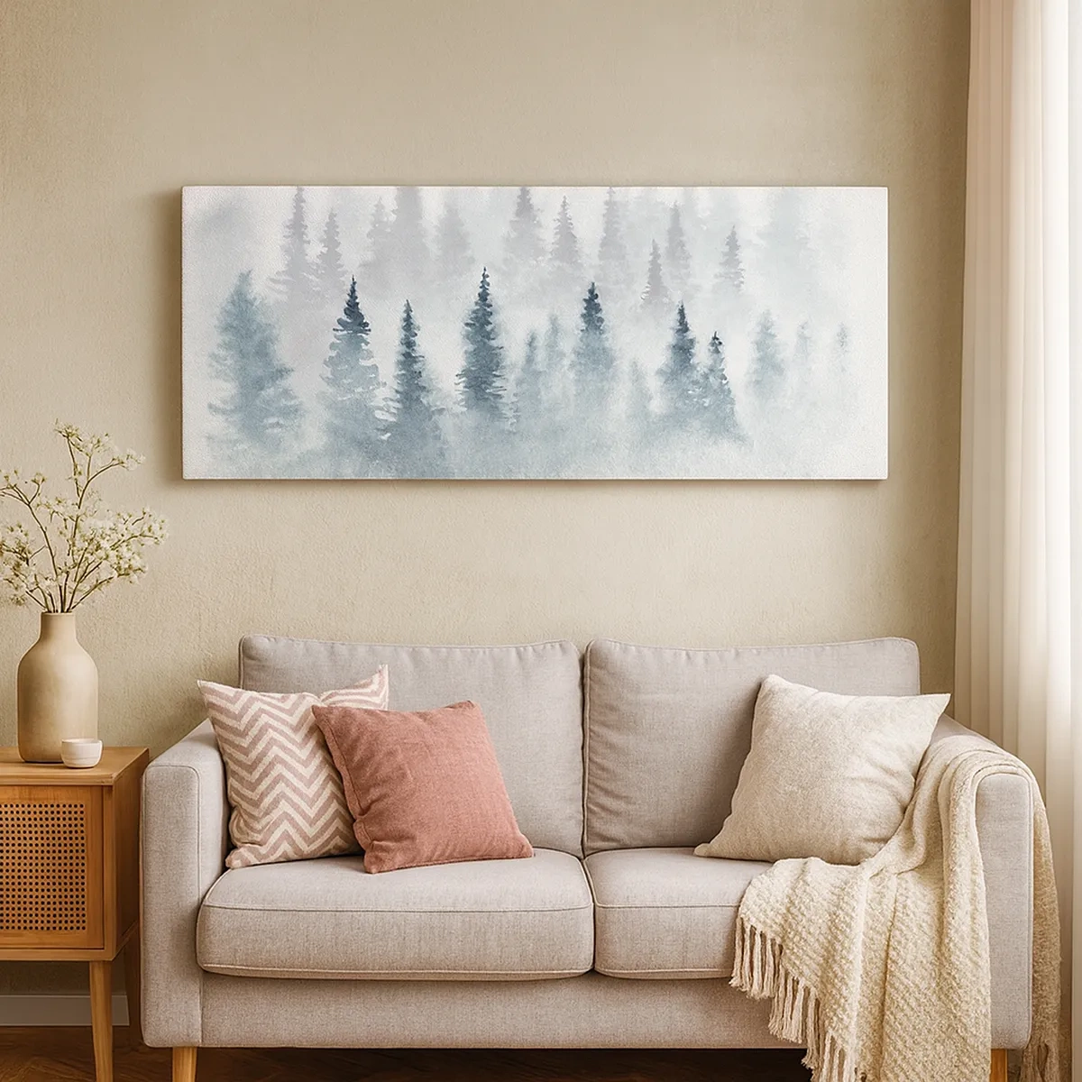 Impression sur toile - Image sur toile - Enveloppé de brouillard - 30x30 cm