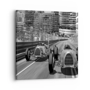 Impression sur toile - Image sur toile - Il y a longtemps à Monté Carlo - 30x30 cm