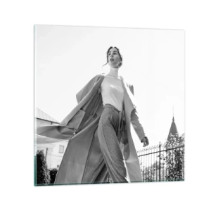 Impression sur verre - Image sur verre - Tu viens avec moi? - 30x30 cm